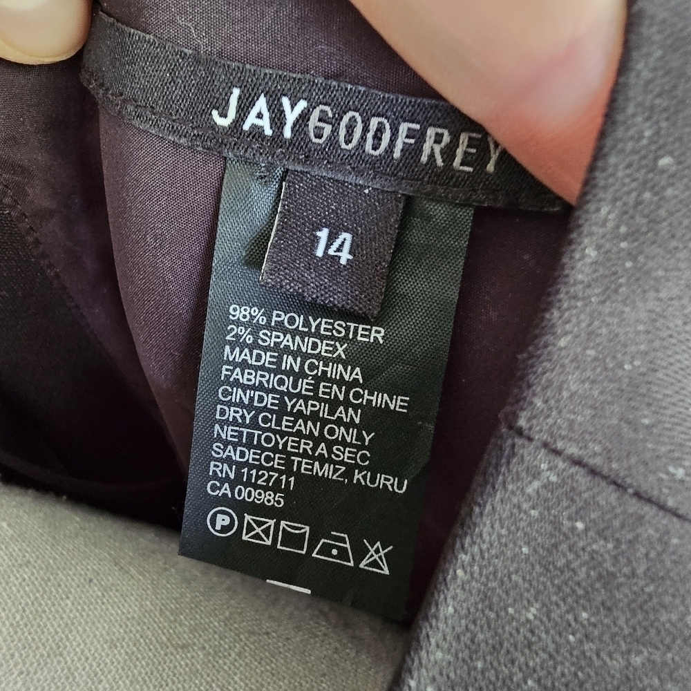 JAYGODFREY Black Ruffle Open Back Dress - Picture 11 of 11